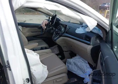 2018 Honda Odyssey Ex-L from USA, damaged, VIN 5FNRL6H75JB055288